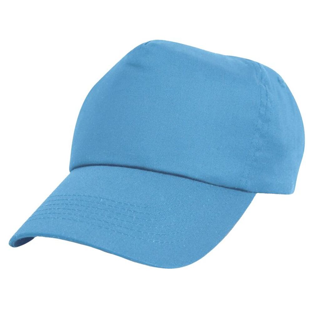 Result Childrens/Kids Big Boys Plain Basebll Cap / Sky Blue